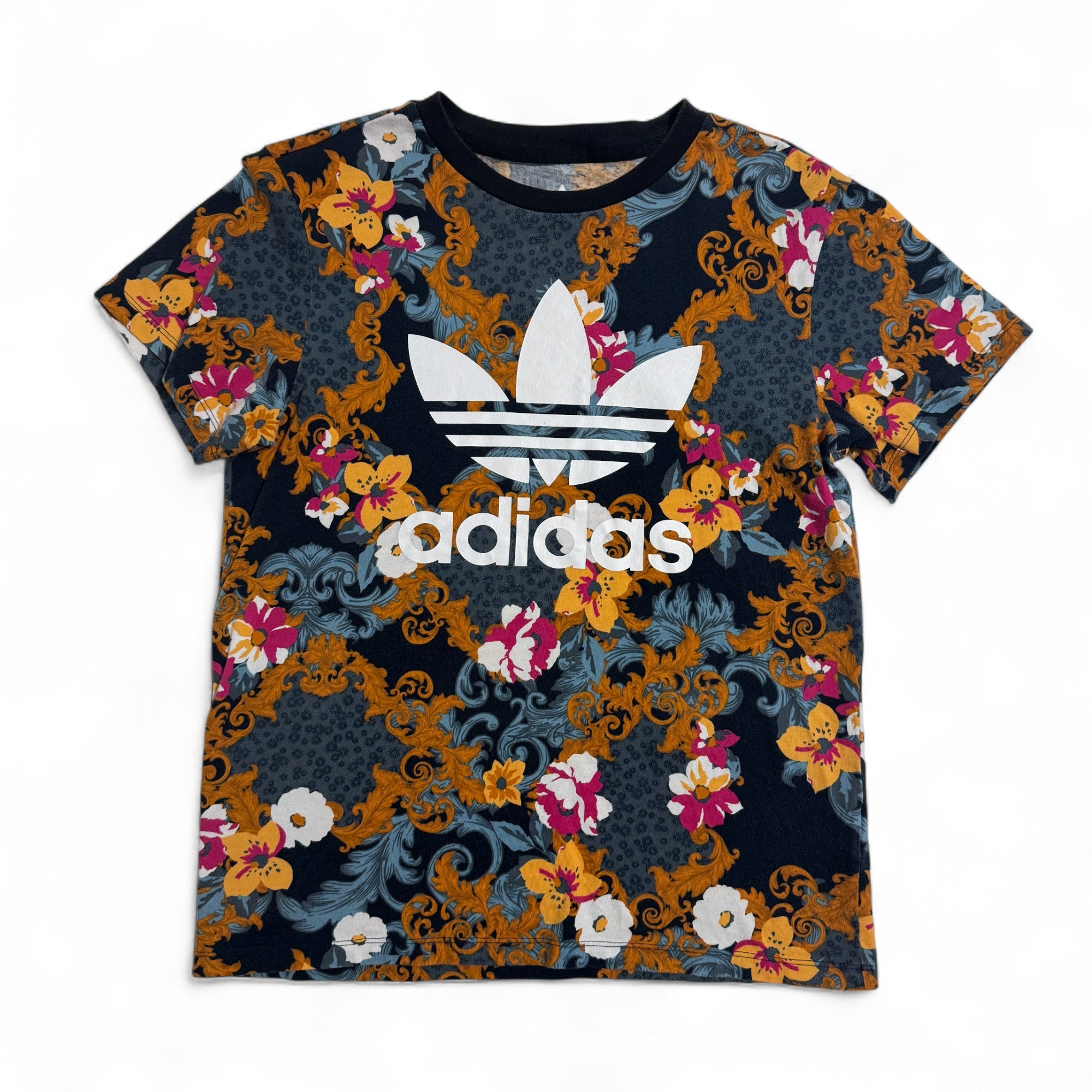 ADIDAS KOREA アディダスコリア 花柄 Tシャツ XS
