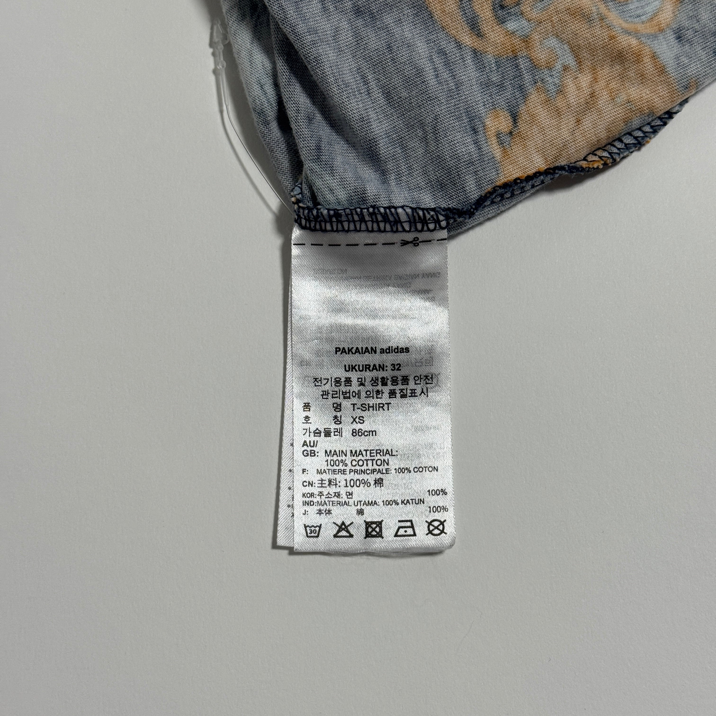 ADIDAS KOREA アディダスコリア 花柄 Tシャツ XS