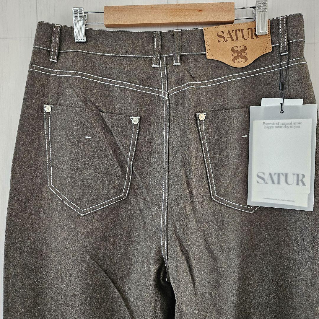 【未使用品】 satur セター パンツ ウール
